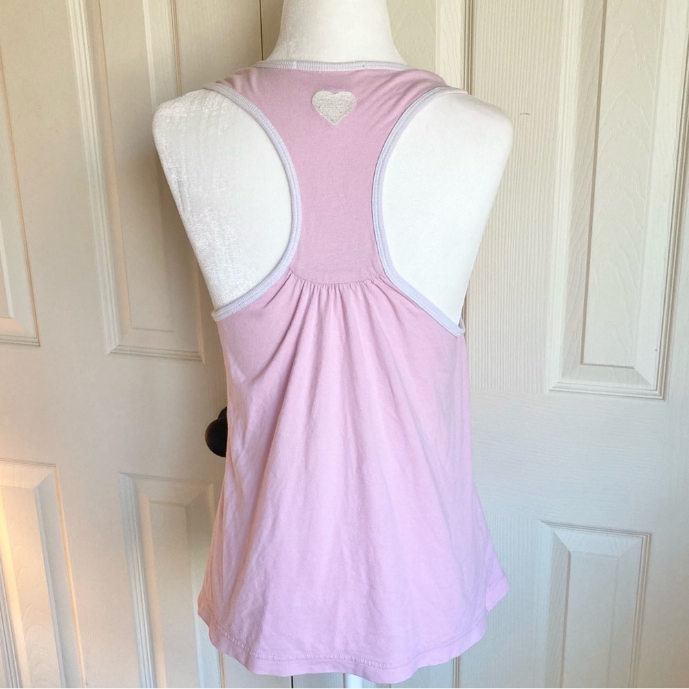 VTG Tommy Hilfiger baby pink embroidery racerback tank